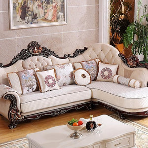 Sectional Sofa Fabric European-Style-Set Arriveliving 3pcs-Of-1set-Armchair Beanbag New