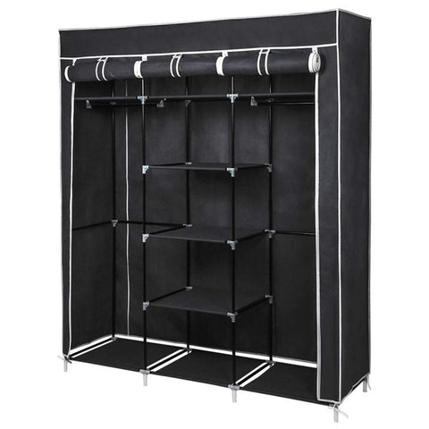 DIY Portable Storage Closet Non-woven Cloth Wardrobe Folding Dustproof Clothing Storage Cabine Closet Cabinet Bedroom Furniture