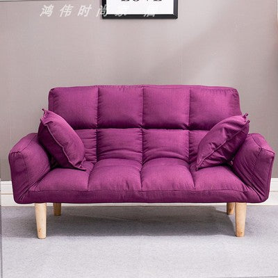 Russia Floor Sofa Bed With 2 Pillows 5 Position Adjustable Lazy Sofa Furniture Living Room Reclining Folding Sofa Couch