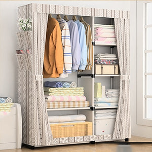 DIY Non-woven fold Portable Storage  furniture When the quarter wardrobe  Cabinet bedroom furniture wardrobe bedroom organ
